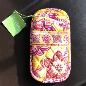 NWT Vera Bradley Bali Gold Double Eyeglasses Case